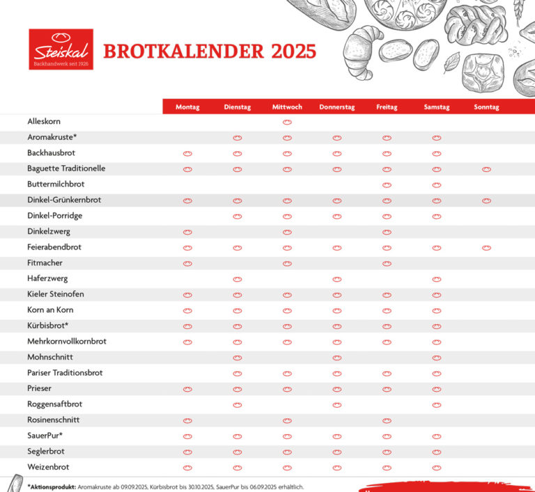 Brotkalender 2025